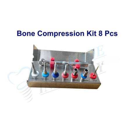 Bone Compression Kit – Dental Implant Surgical Sinus Lift Expander Screws Set (8 Pcs Stainless Steel
